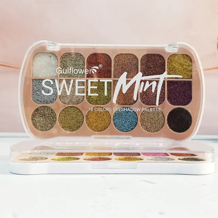 پالت سایه چشم ۱۸ رنگ گلفلاور Sweet Mint
