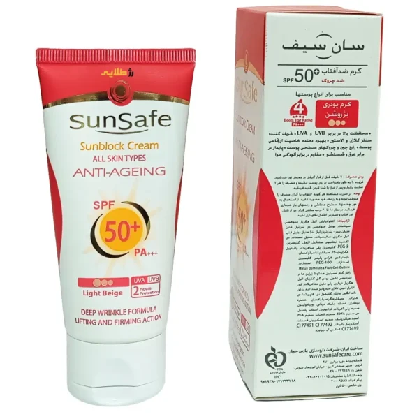 کرم ضد آفتاب سان سیف مدل ALL SKIN TYPES کرم ضد آفتاب سان سیف مدل ALL SKIN TYPES